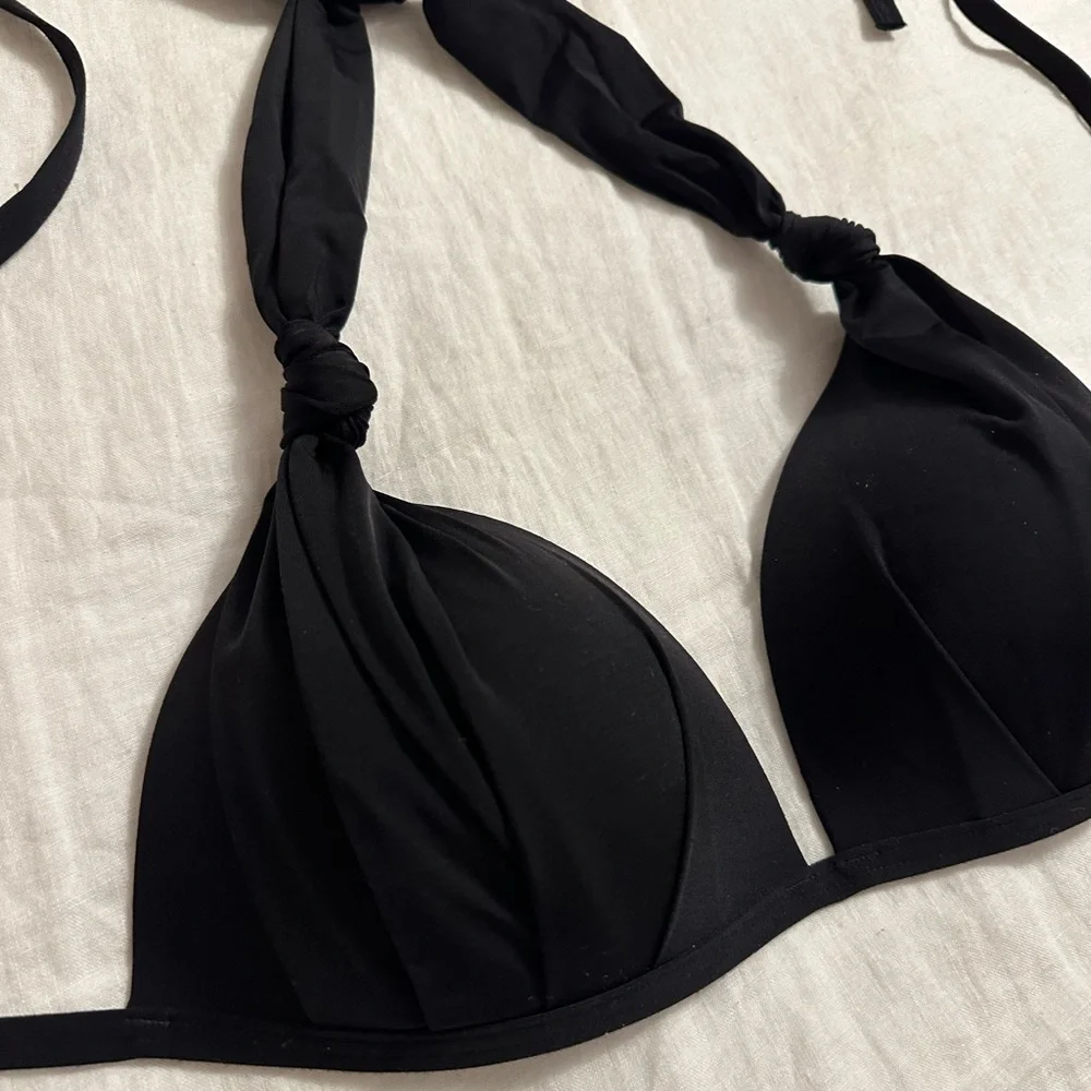 Athleta Aqualuxe Halter Halter Bikini Top NWT - Picture 3 of 6